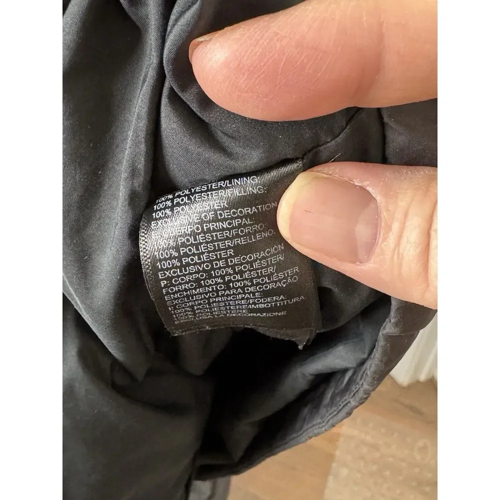 The North Face Long‎ Sleeve Full Zip Jacket Men's Size XL Windbreaker Black Top